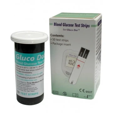 Gluco Dot Blood Glucose Test Strips 50 Pack (1X50 PACK)