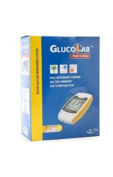 Gluco Lab Auto Coding Blood Glucose Meter With 25 Strips Free