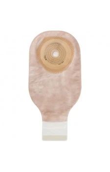 Hollister Moderma Flex One-Piece Drainable Ostomy Bag 28300 (15-55 mm)  – Flat SoftFlex Barrier, Lock 'n Roll Closure, Filter
