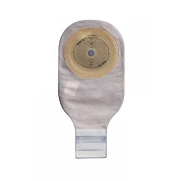 Hollister Moderma Flex One-Piece Drainable Ostomy Bag 28401 (15-65 x 75 mm Oval flat) – Flat SoftFlex Barrier, Lock 'n Roll Closure, Filter