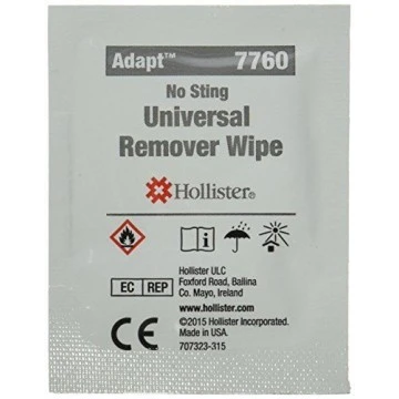 Hollister 7760 Remover Wipes - 50 pieces Box