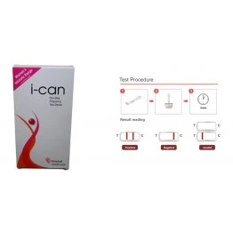 I-Know Ovulation Kit  + I-Can Pregnancy Test Device 3 Pcs.  (Combo)