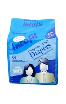 Incofit Premium Adult Diapers (10 Pcs Pack)