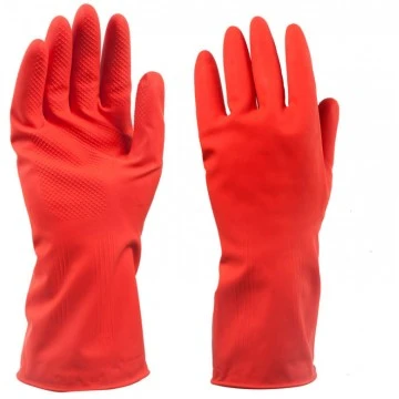 Kiwi Orange Rubber Reusable Gloves (1 Pair) -  Heavy Duty
