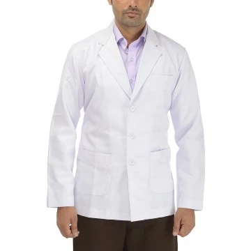 Perfect Doctor's Lab Coat (Unisex) Full Sleeves - White