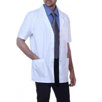 Perfect Doctor's Lab Coat (Unisex) HALF Sleeves - White