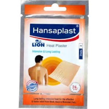Hansaplast Lion Heat Plaster 4's Sheets - Pack of 12