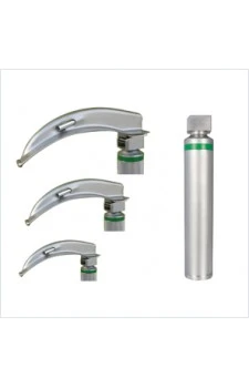 Laryngoscope Set Adult  (Set of 3) with Carry Case