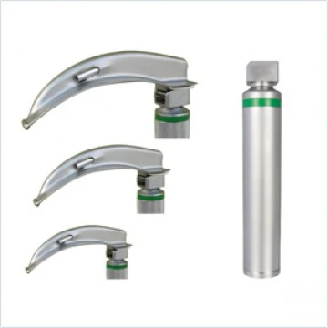 Laryngoscope Set Adult  (Set of 3) with Carry Case