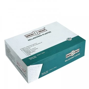 MediWrap Belladonna Plaster (Perforated) - Box Of 100 Plasters