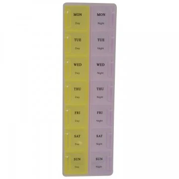 Tablet/Pill/Medicine Organiser For a Week & 2 Times a Day