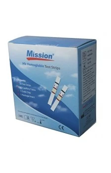 Mission HB Hemoglobin 50 Test Strips