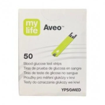 Ypsomed Mylife Aveo 50 Glucometer Test Strips