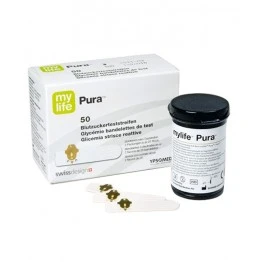 My Life Pura Blood Glucose Test Strips 50 strips