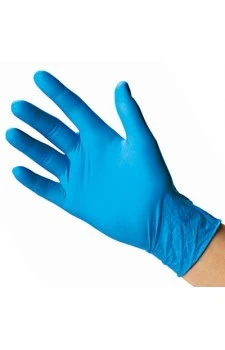 Handsafe Nitrile Powder Free Exam Gloves (Blue) - 100 pcs. Box