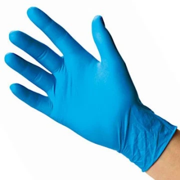 Handsafe Nitrile Powder Free Exam Gloves (Blue) - 100 pcs. Box