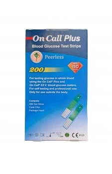 On Call Plus Test Strips - 200 Strips (4x50 Pack)