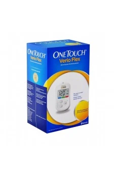 One Touch Verio Flex Gulcometer With Free 10 Test Strips (ColorSure Technology)