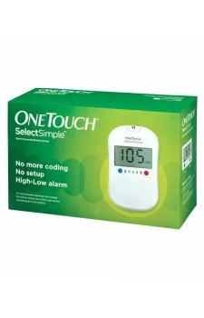 One Touch Select Gulcometer With Free 25+10 Strips