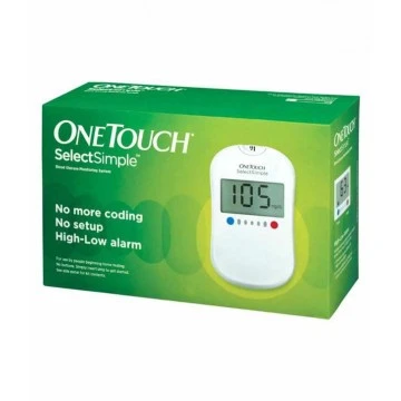 One Touch Select Gulcometer With Free 25+10 Strips