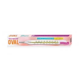 Thermomate Oval Clinical Thermometer Box of 10 Pcs.