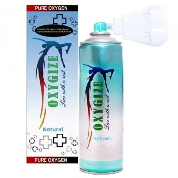 Oxygize Portable Oxygen Can, Natural  10 Ltr.