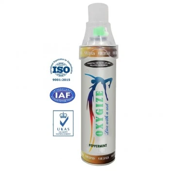 Oxygize Portable Oxygen Can, Peppermint  10 Ltr.