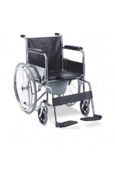 Karma Folding Commode Wheel Chair - Rainbow 7
