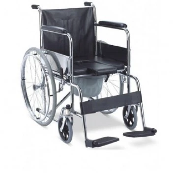 Karma Folding Commode Wheel Chair - Rainbow 7