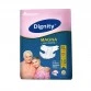 Romsons Dignity MAGNA Adult Diapers Extra Large (Pack of 10 Pcs) for Waist Size 48-57 Inches