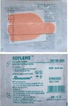 Romsons Soflene IV Cannula Fixator