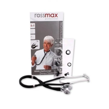Rossmax Rappaport Stethoscope EB-500 (Double Pipe) - Black
