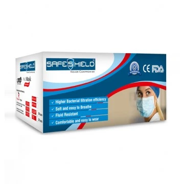 Safeshield 3 Ply Surgical Face Mask (50 Pcs Individual Pack)