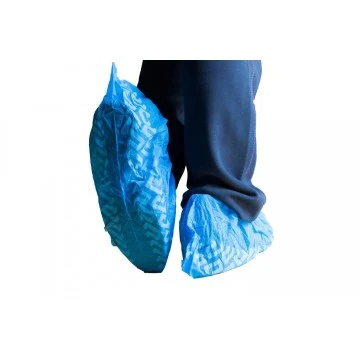 Disposable PVC Shoe Cover Blue 50 Pair (100 Pcs)