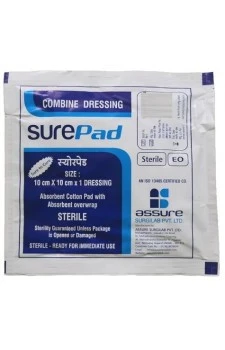 Sure Pad Combine Dressing Pad 10cm x 10cm