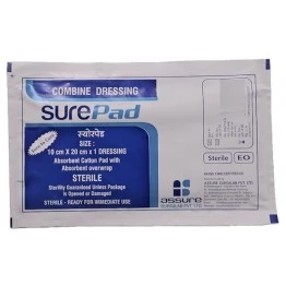 Sure Pad Combine Dressing Pad 10cm x 20cm