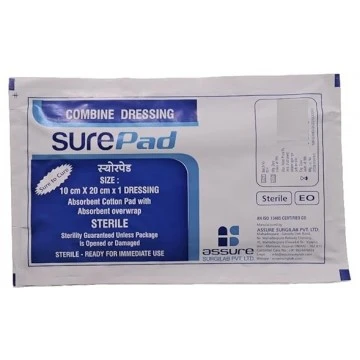 Sure Pad Combine Dressing Pad 10cm x 20cm