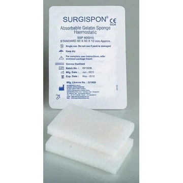 SURGISPON Absorbable Hemostatic Gelatin Sponge For Surgical Use - 1 Piece