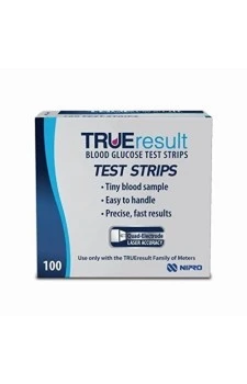 Nipro True Result Gulcometer Test Strips - 100 Strips (2x50 Pack)