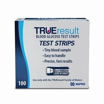 Nipro True Result Gulcometer Test Strips - 100 Strips (2x50 Pack)