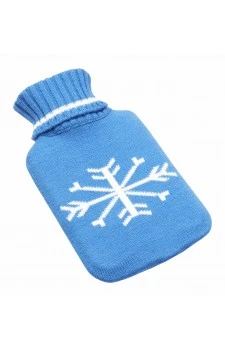 Hot Water Bottle Bag With Colorful Premium Towel Knit Cover  - (Non-Electrical)