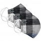 Tynor Mask Fabric Washable (Pack of 3 Pieces) - Checks