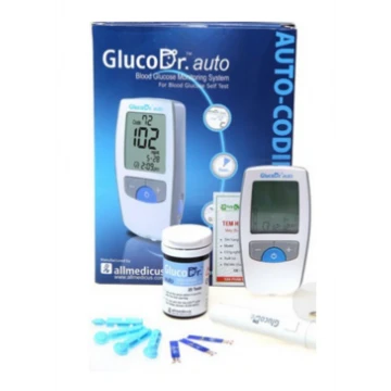 Gluco Dr. Auto Gulcometer with Free 25 Test Strips (Model : AGM 4000)