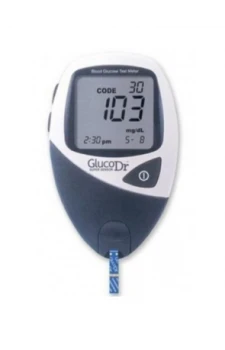 Dr Gluco Super Sensor Blood Glucose Monitoring System with 25 Free Test Strips (AGM-2200)