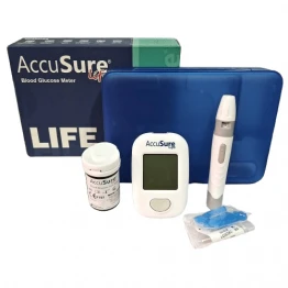 AccuSure Life Glucometer Kit With 50 Strips