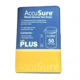 AccuSure Life PLUS Test Strips 50's Pack