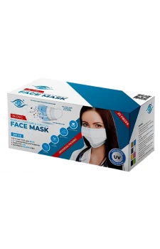 Dr.Onic 3 Layer Face Mask With Melt Blown Filter (25 Pcs Individual Pack) - Blue