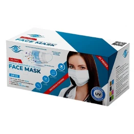 Dr.Onic 3 Layer Face Mask With Melt Blown Filter (25 Pcs Individual Pack) - Blue