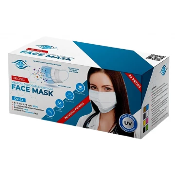 Dr.Onic 3 Layer Face Mask With Melt Blown Filter (25 Pcs Individual Pack) - Blue