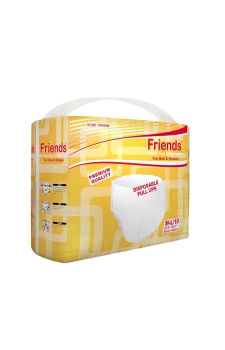 Friends Adult Pullups  Diapers  (Pack of 10) 